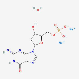 molecular formula C10H14N5Na2O8P B14780789 2\'-Deoxyguanosine-5\'-monophosphate disodium salt hydrate 