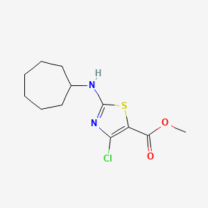 Methyl 4-chloro-2-(cycloheptylamino)thiazole-5-carboxylate