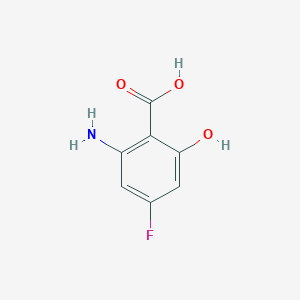 2-Amino-4-fluoro-6-hydroxybenzoic acid