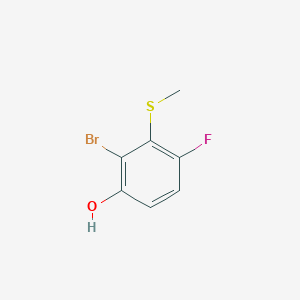 2-Bromo-4-fluoro-3-(methylthio)phenol