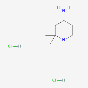 molecular formula C8H20Cl2N2 B14780825 1,2,2-Trimethylpiperidin-4-amine dihydrochloride 