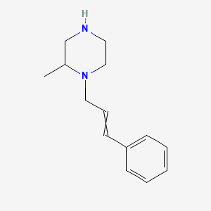 2-Methyl-1-(3-phenylprop-2-enyl)piperazine