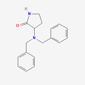 3-(Dibenzylamino)pyrrolidin-2-one