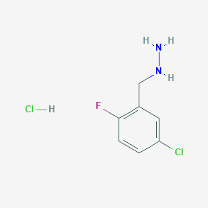 (5-Chloro-2-fluorobenzyl)hydrazine hydrochloride