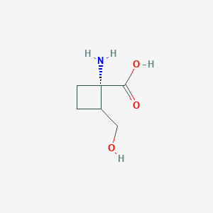 (1S,2R)-1-amino-2-(hydroxymethyl)cyclobutane-1-carboxylic acid