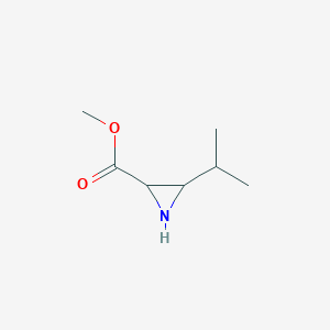 Methyl (2S,3S)-3-isopropylaziridine-2-carboxylate