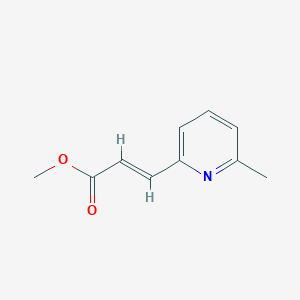 2-Propenoic acid, 3-(6-methyl-2-pyridinyl)-, methyl ester