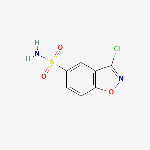molecular formula C7H5ClN2O3S B1478094 3-Chloro-1,2-benzoxazole-5-sulfonamide CAS No. 1803566-18-8