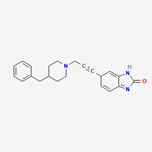 6-[3-(4-Benzylpiperidin-1-yl)prop-1-ynyl]-1,6-dihydrobenzimidazol-2-one