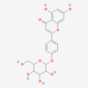 5,7-Dihydroxy-2-[4-[3,4,5-trihydroxy-6-(hydroxymethyl)oxan-2-yl]oxyphenyl]chromen-4-one