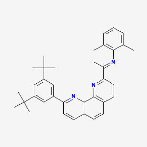 1-[9-(3,5-ditert-butylphenyl)-1,10-phenanthrolin-2-yl]-N-(2,6-dimethylphenyl)ethanimine