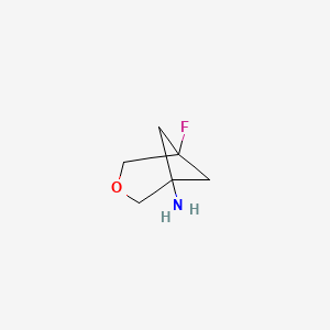 5-Fluoro-3-oxabicyclo[3.1.1]heptan-1-amine