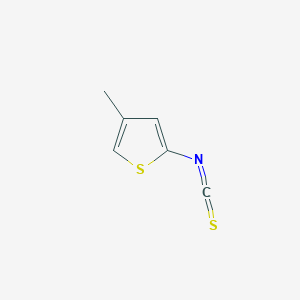 molecular formula C6H5NS2 B14781039 2-Isothiocyanato-4-methylthiophene 