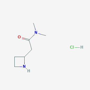 2-(azetidin-2-yl)-N,N-dimethylacetamide;hydrochloride