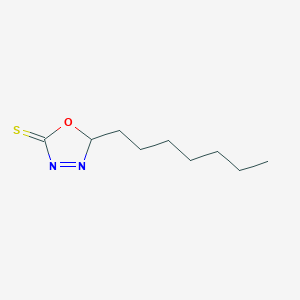 5-Heptyl-1,3,4-oxadiazoline-2-thione