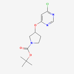 (S)-tert-Butyl 3-((6-chloropyrimidin-4-yl)oxy)pyrrolidine-1-carboxylate