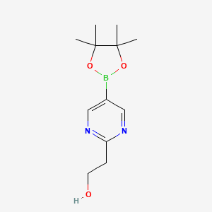 2-(5-(4,4,5,5-Tetramethyl-1,3,2-dioxaborolan-2-yl)pyrimidin-2-yl)ethanol