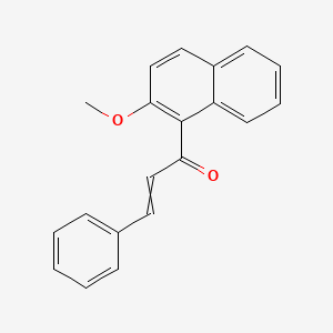 molecular formula C20H16O2 B14781127 1-Cinnamoyl-2-methoxy-naphthalene 