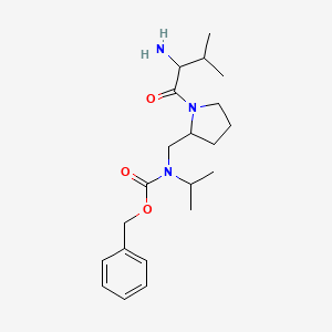 Benzyl (((S)-1-((S)-2-amino-3-methylbutanoyl)pyrrolidin-2-yl)methyl)(isopropyl)carbamate