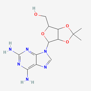 [(3aR,4R,6R,6aR)-6-(2,6-diamino-9H-purin-9-yl)-2,2-dimethyl-tetrahydro-2H-furo[3,4-d][1,3]dioxol-4-yl]methanol