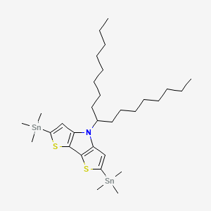 (7-heptadecan-9-yl-10-trimethylstannyl-3,11-dithia-7-azatricyclo[6.3.0.02,6]undeca-1(8),2(6),4,9-tetraen-4-yl)-trimethylstannane