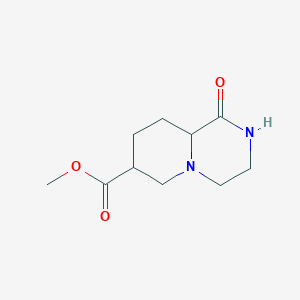 Methyl 1-oxo-2,3,4,6,7,8,9,9a-octahydropyrido[1,2-a]pyrazine-7-carboxylate