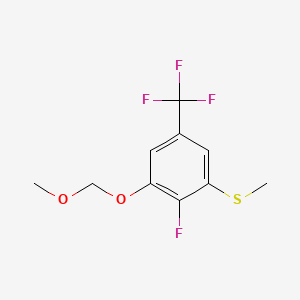 (2-Fluoro-3-(methoxymethoxy)-5-(trifluoromethyl)phenyl)(methyl)sulfane