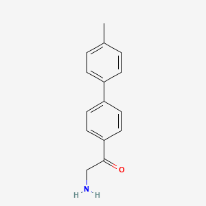 molecular formula C15H15NO B14781318 2-Amino-4'-tolylacetophenone 