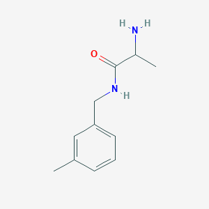 2-amino-N-[(3-methylphenyl)methyl]propanamide