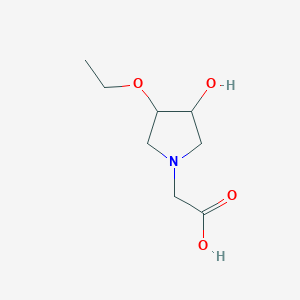 2-(3-Ethoxy-4-hydroxypyrrolidin-1-yl)acetic acid
