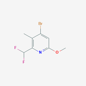 4-Bromo-2-(difluoromethyl)-6-methoxy-3-methylpyridine