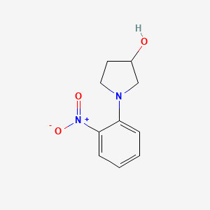 molecular formula C10H12N2O3 B14781375 1-(2-Nitrophenyl)pyrrolidin-3-ol 