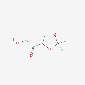 molecular formula C7H12O4 B14781379 1-(2,2-Dimethyl-1,3-dioxolan-4-yl)-2-hydroxyethanone 