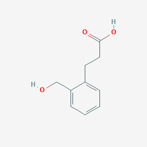 molecular formula C10H12O3 B14781497 (2-(Hydroxymethyl)phenyl)propanoic acid 