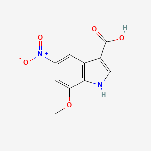 7-methoxy-5-nitro-1H-indole-3-carboxylic acid