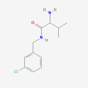 2-amino-N-[(3-chlorophenyl)methyl]-3-methylbutanamide