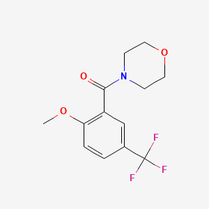 (2-Methoxy-5-(trifluoromethyl)phenyl)(morpholino)methanone