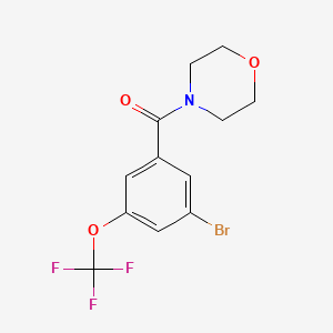 (3-Bromo-5-(trifluoromethoxy)phenyl)(morpholino)methanone