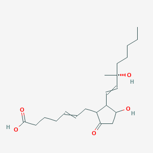 7-[3-hydroxy-2-[(3R)-3-hydroxy-3-methyloct-1-enyl]-5-oxocyclopentyl]hept-5-enoic acid