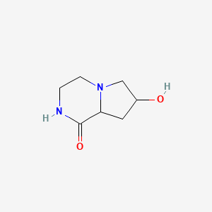 7-hydroxy-3,4,6,7,8,8a-hexahydro-2H-pyrrolo[1,2-a]pyrazin-1-one