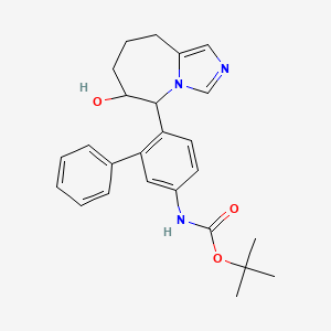 t-Butyl(6-(6-hydroxy-6,7,8,9-tetrahydro-5h-imidazo[1,5-a]azepin-5-yl)-[1,1' biphenyl]-3-yl)carbamate