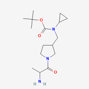 tert-Butyl ((1-((S)-2-aminopropanoyl)pyrrolidin-3-yl)methyl)(cyclopropyl)carbamate