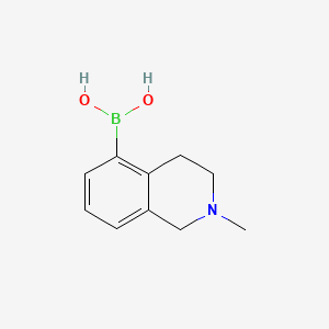 (2-methyl-3,4-dihydro-1H-isoquinolin-5-yl)boronic acid