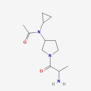 N-[1-(2-aminopropanoyl)pyrrolidin-3-yl]-N-cyclopropylacetamide