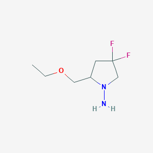 2-(Ethoxymethyl)-4,4-difluoropyrrolidin-1-amine