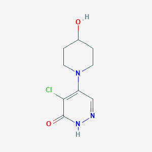 4-chloro-5-(4-hydroxypiperidin-1-yl)pyridazin-3(2H)-one