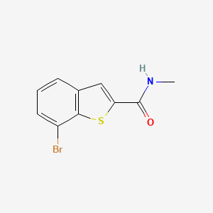 molecular formula C10H8BrNOS B1478196 7-bromo-N-methyl-1-benzothiophene-2-carboxamide CAS No. 2085690-33-9