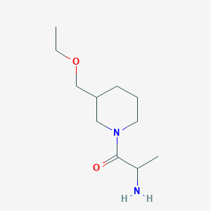 molecular formula C11H22N2O2 B1478206 2-氨基-1-(3-(乙氧甲基)哌啶-1-基)丙酮 CAS No. 1869414-22-1