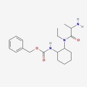 Benzyl (2-((S)-2-amino-N-ethylpropanamido)cyclohexyl)carbamate