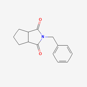 2-benzyl-4,5,6,6a-tetrahydro-3aH-cyclopenta[c]pyrrole-1,3-dione